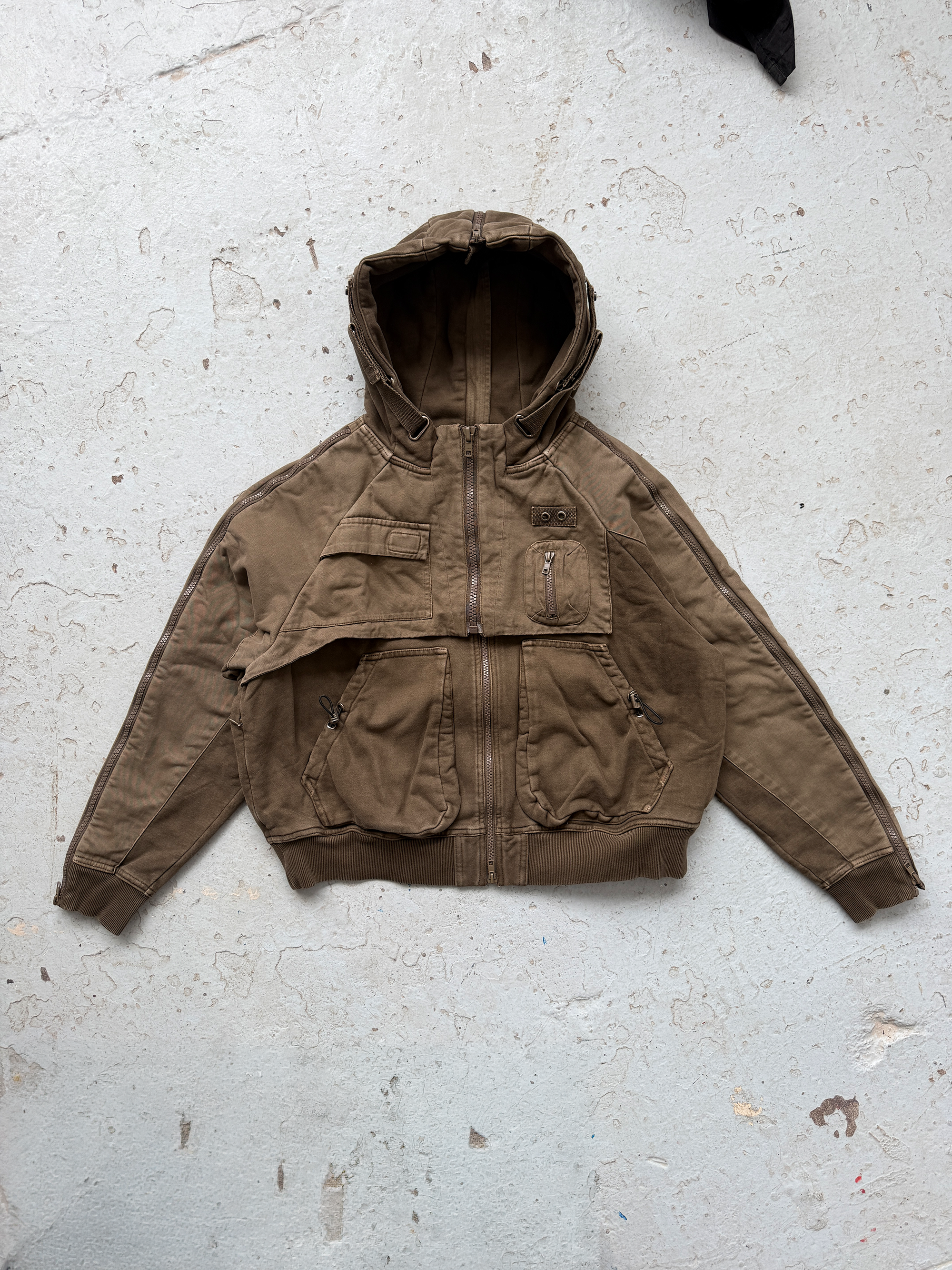 KP2144 Pilot Hoodie Brown- S