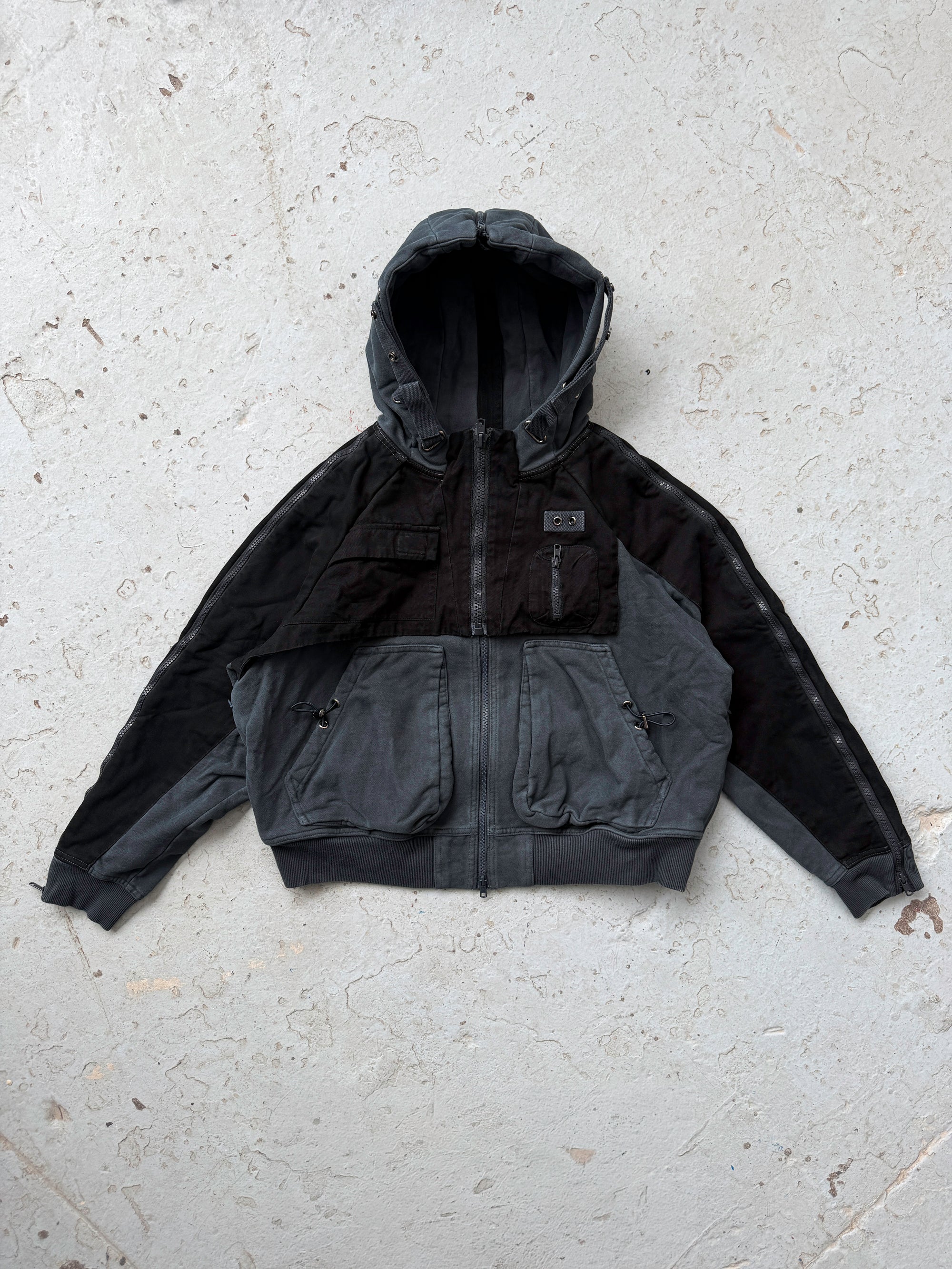 KP2144 Pilot Hoodie Navy/Black- S