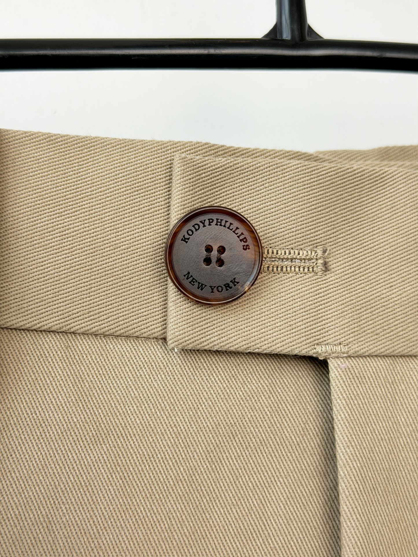 Double Wide Trousers Khaki-32