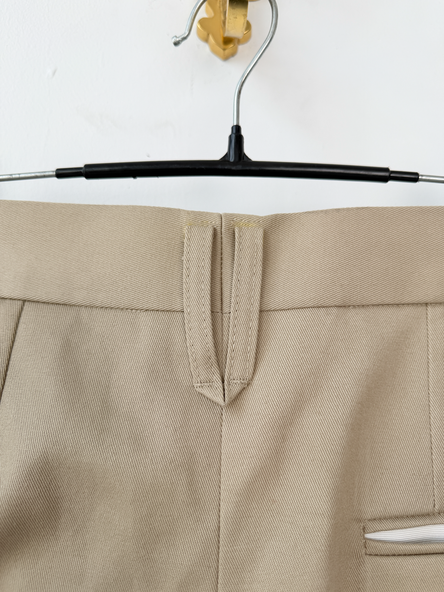 Double Wide Trousers Khaki-32
