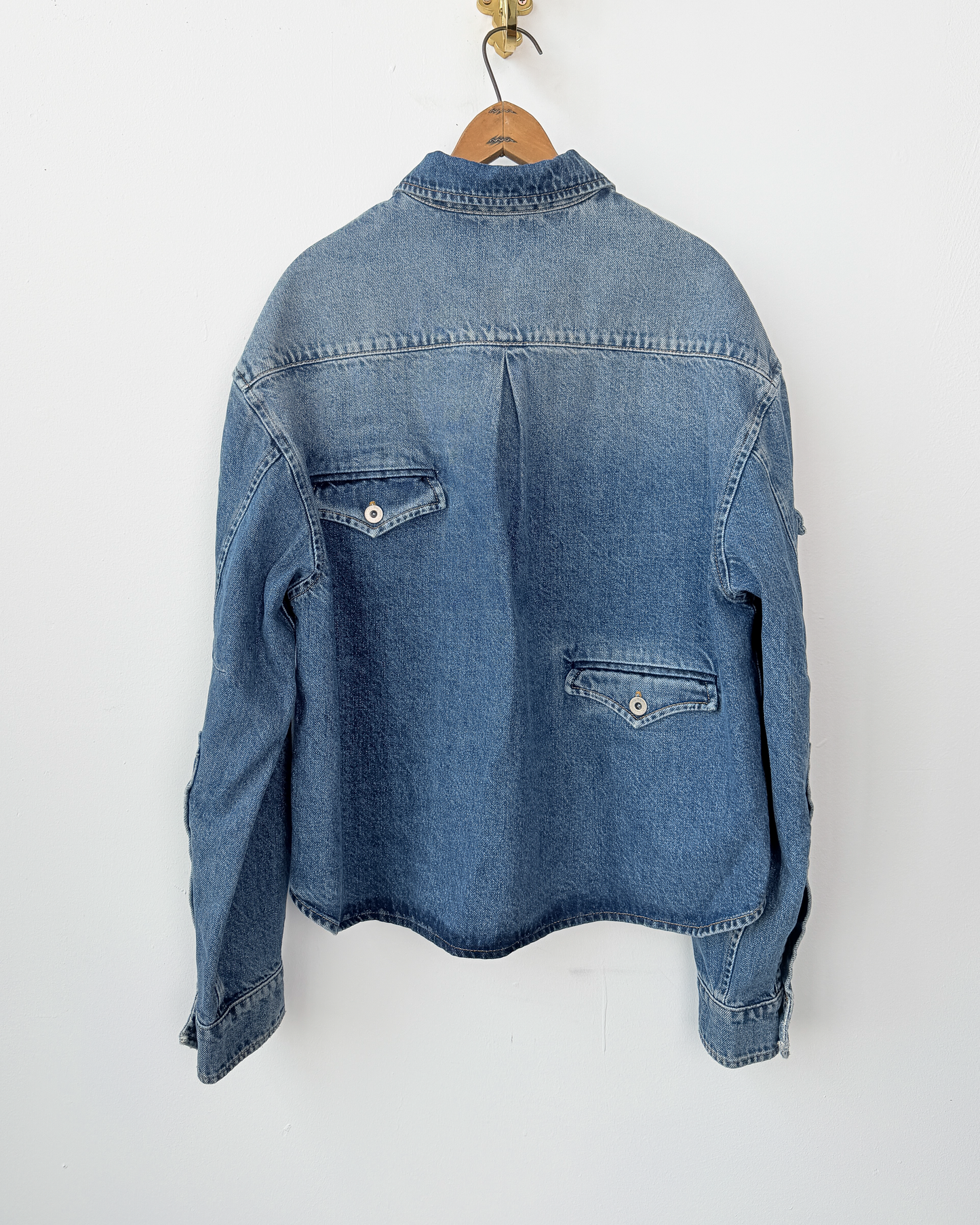 Denim Cargo Shirt - M