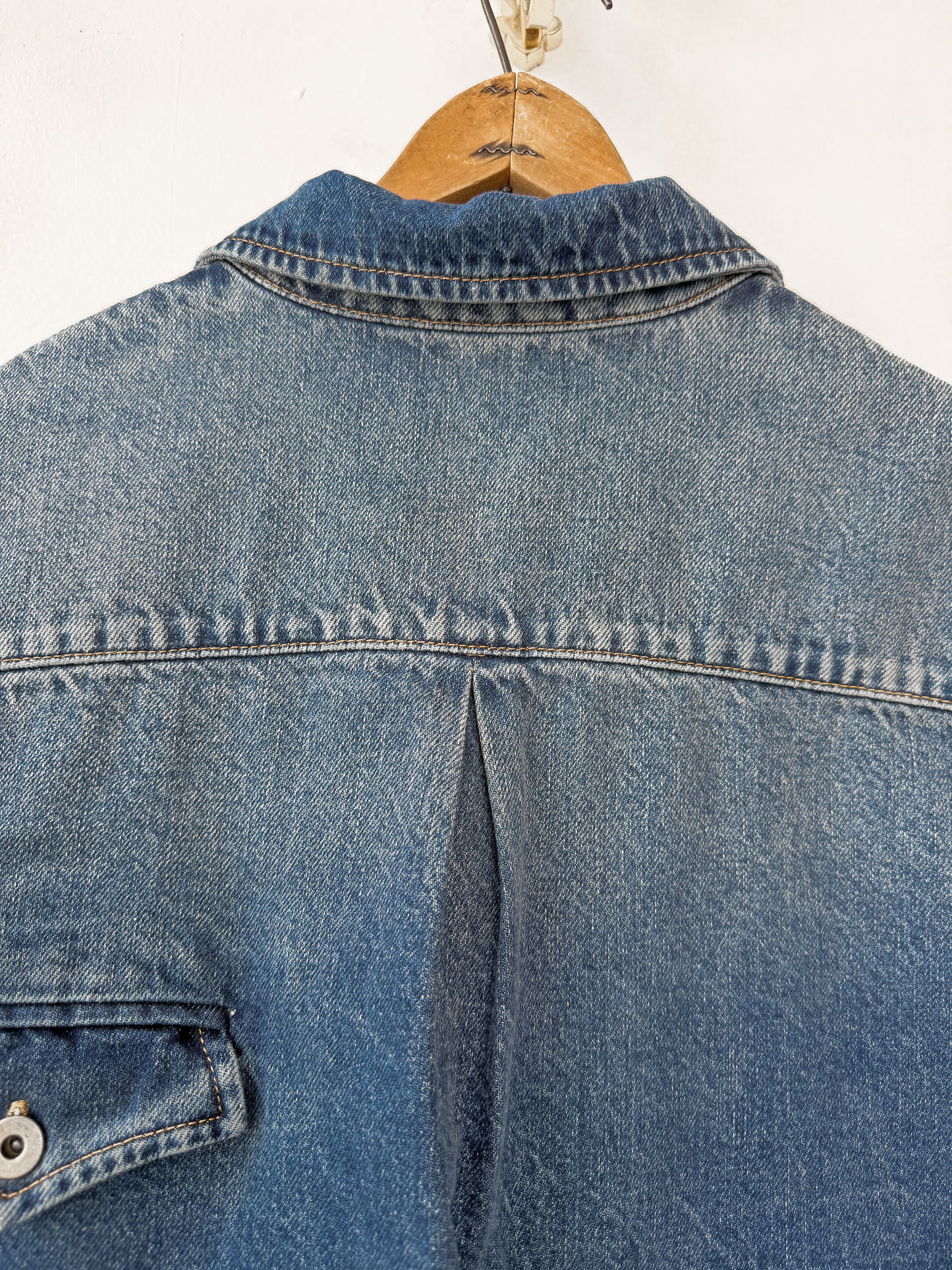 Denim Cargo Shirt - M