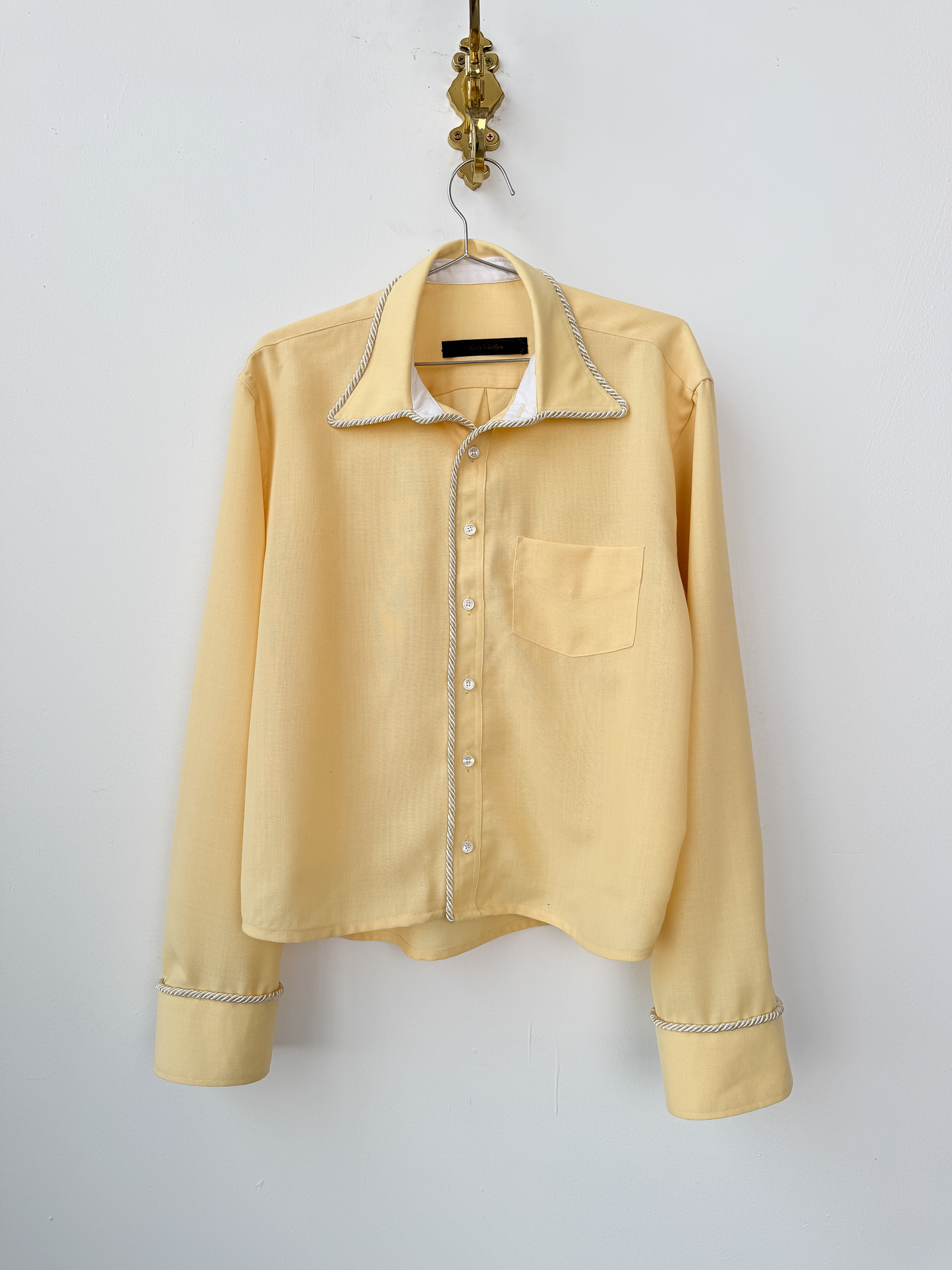 LS Emb. Lasso Shirt Yellow -  M