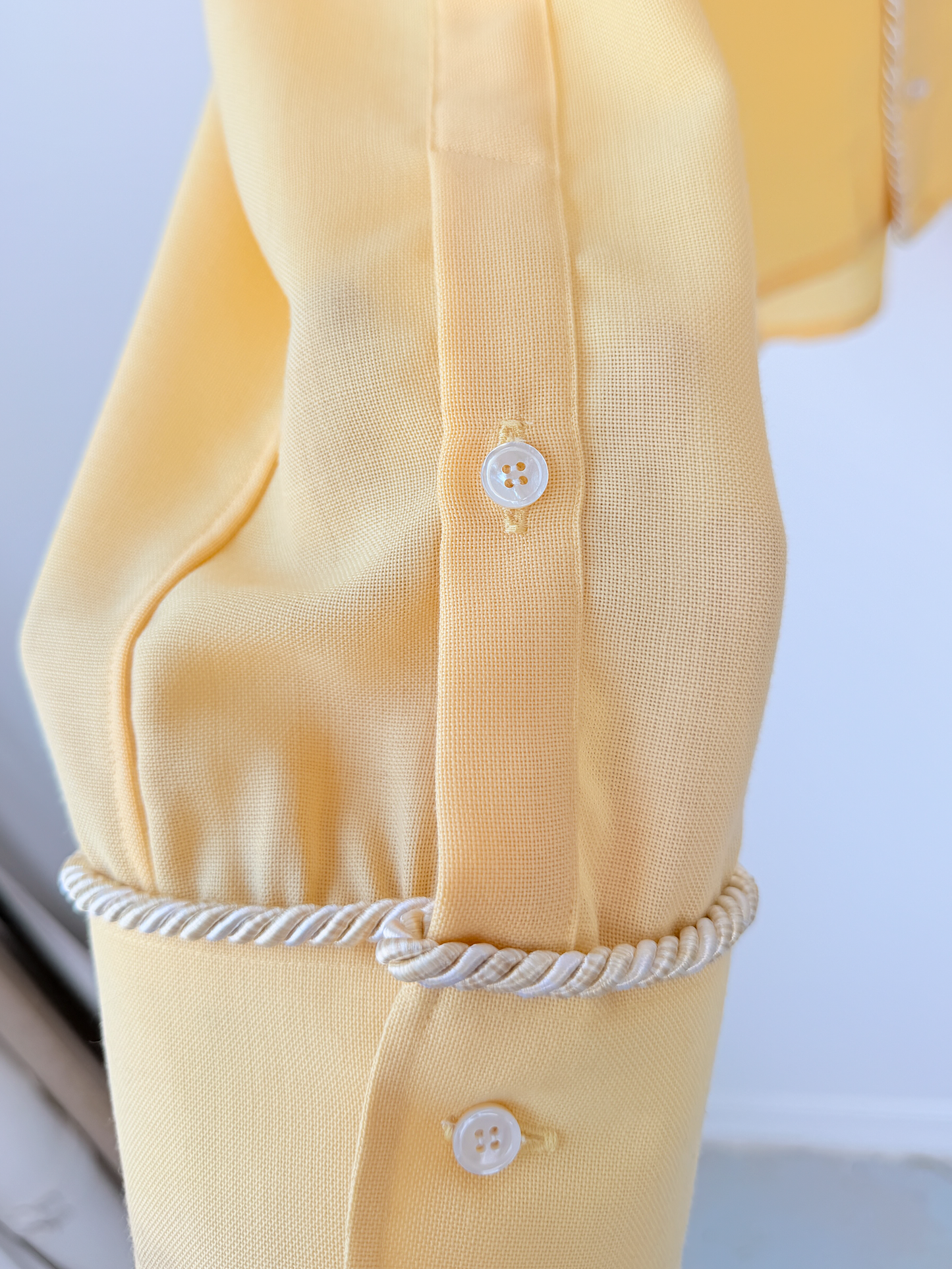 LS Emb. Lasso Shirt Yellow -  M