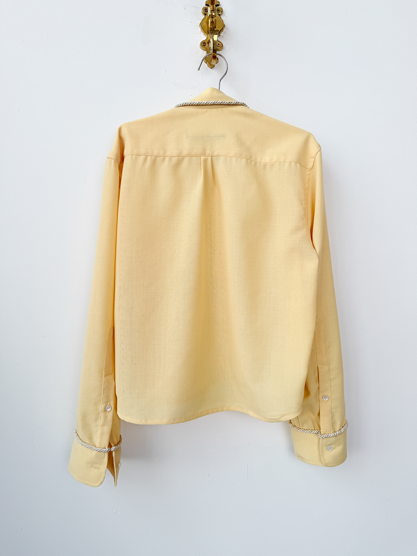 LS Emb. Lasso Shirt Yellow -  M