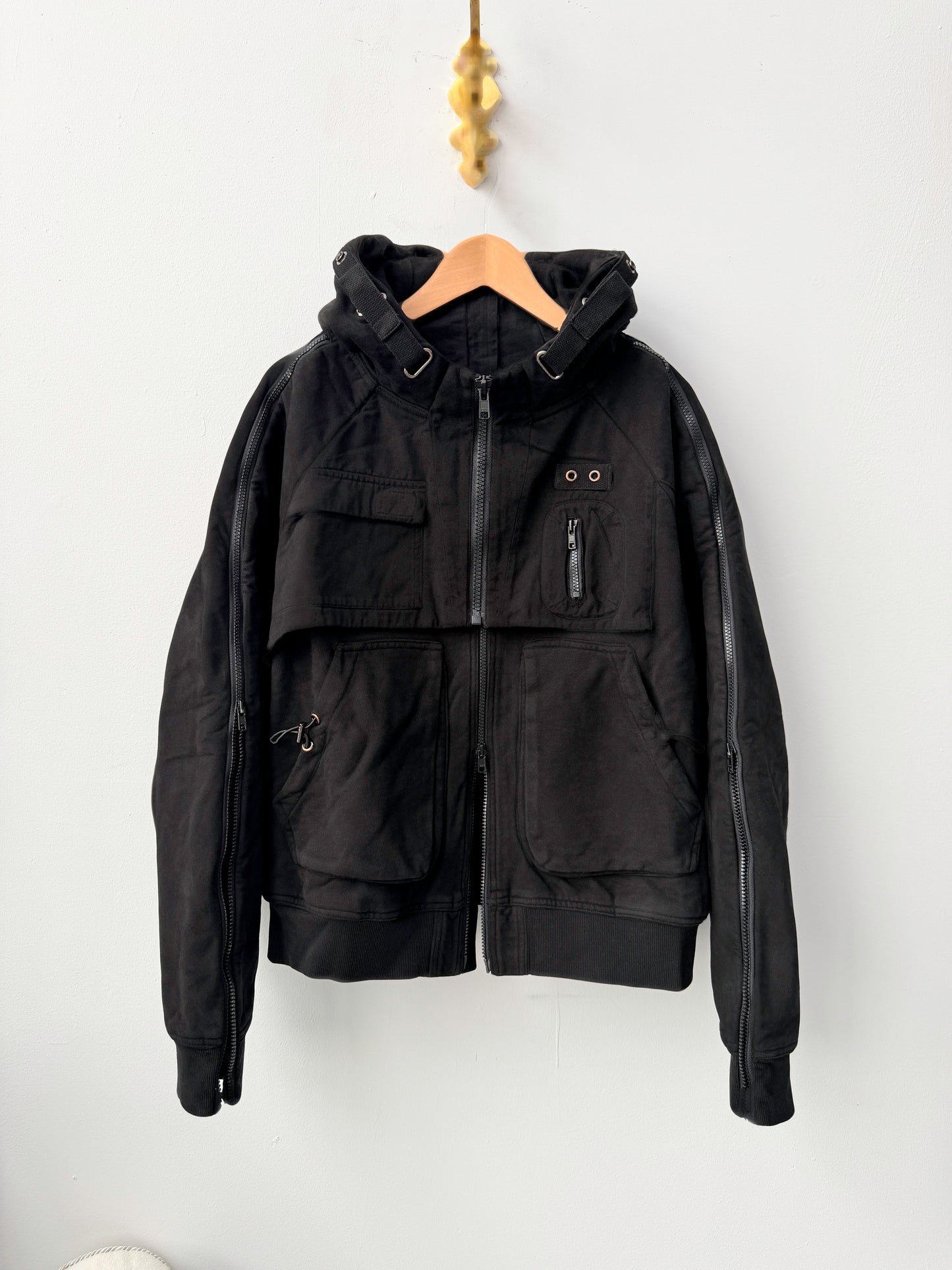 KP2144 Pilot Hoodie ONYX BLACK- S,M,XXL