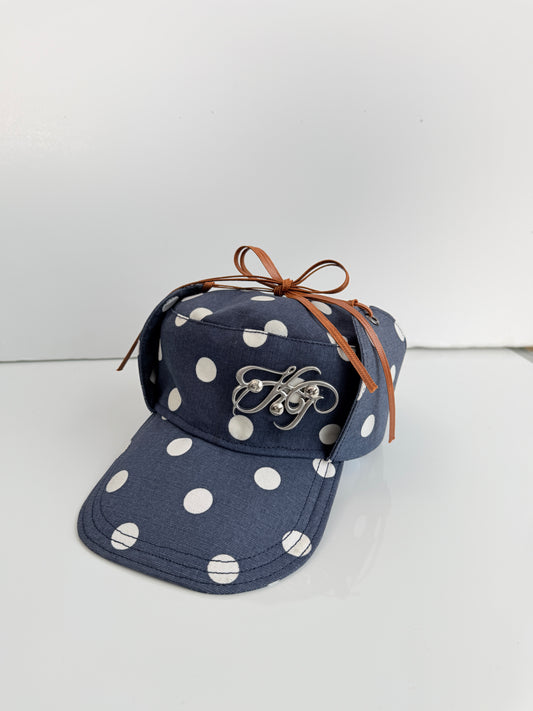 CADET CAP-POLKA DOT