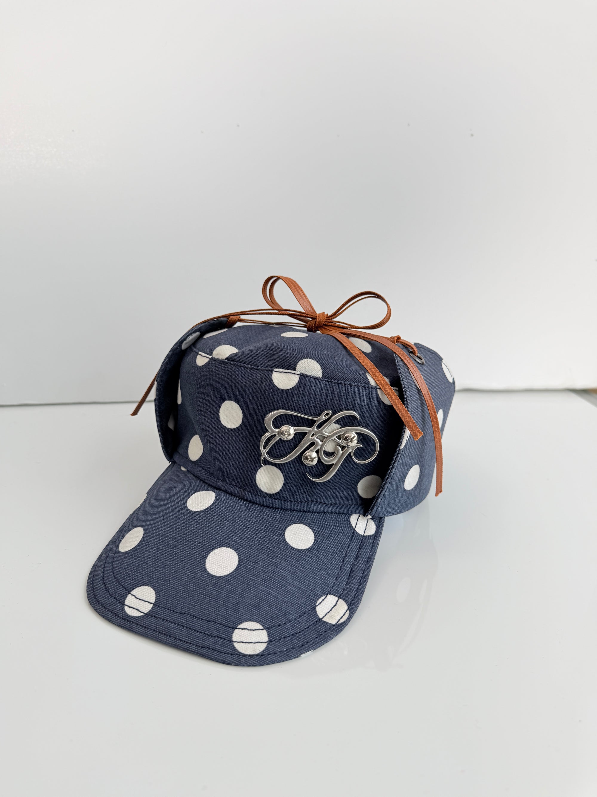 CADET CAP-POLKA DOT