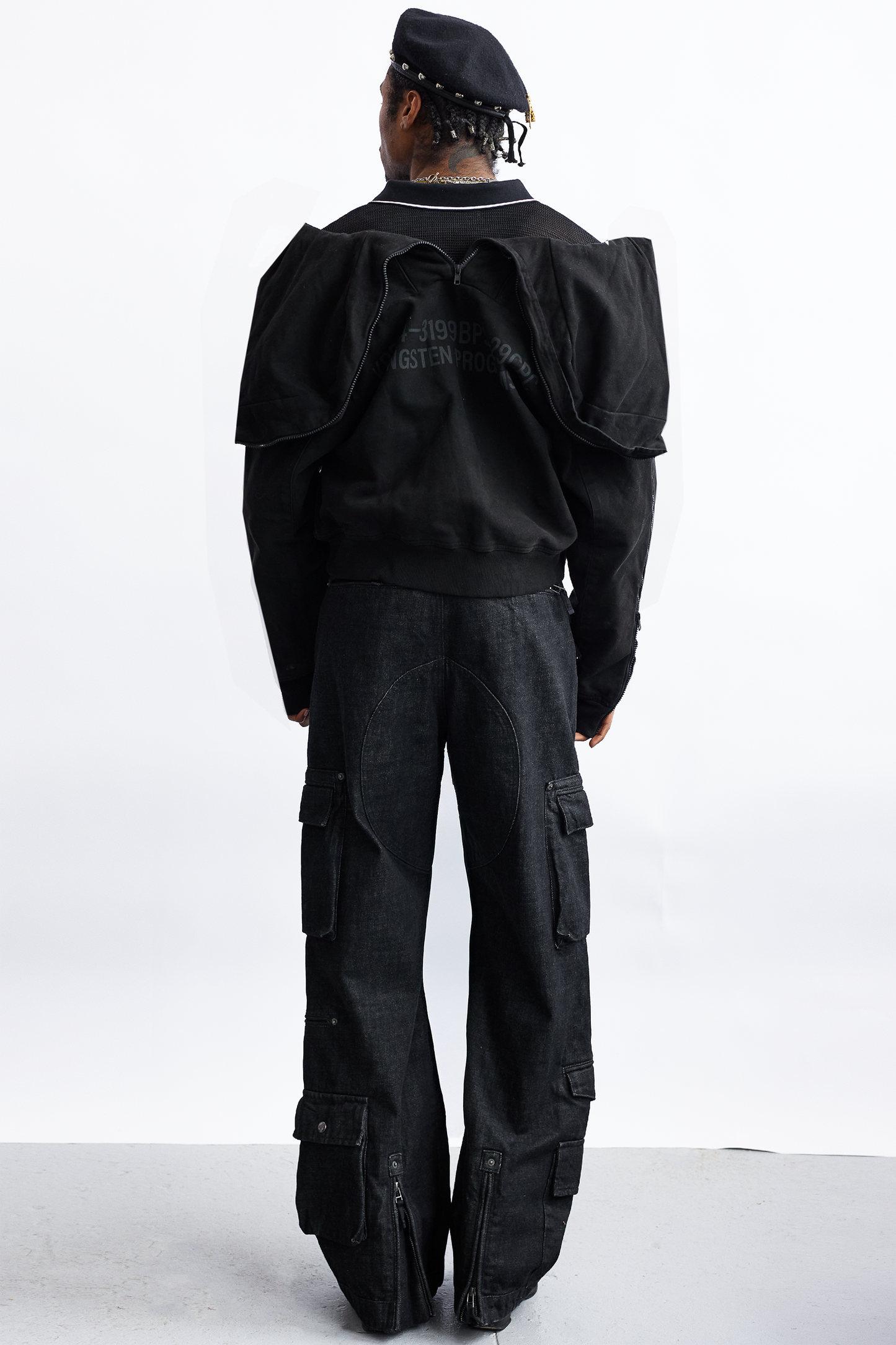 Rip Van Kody Denim Chicken - Black