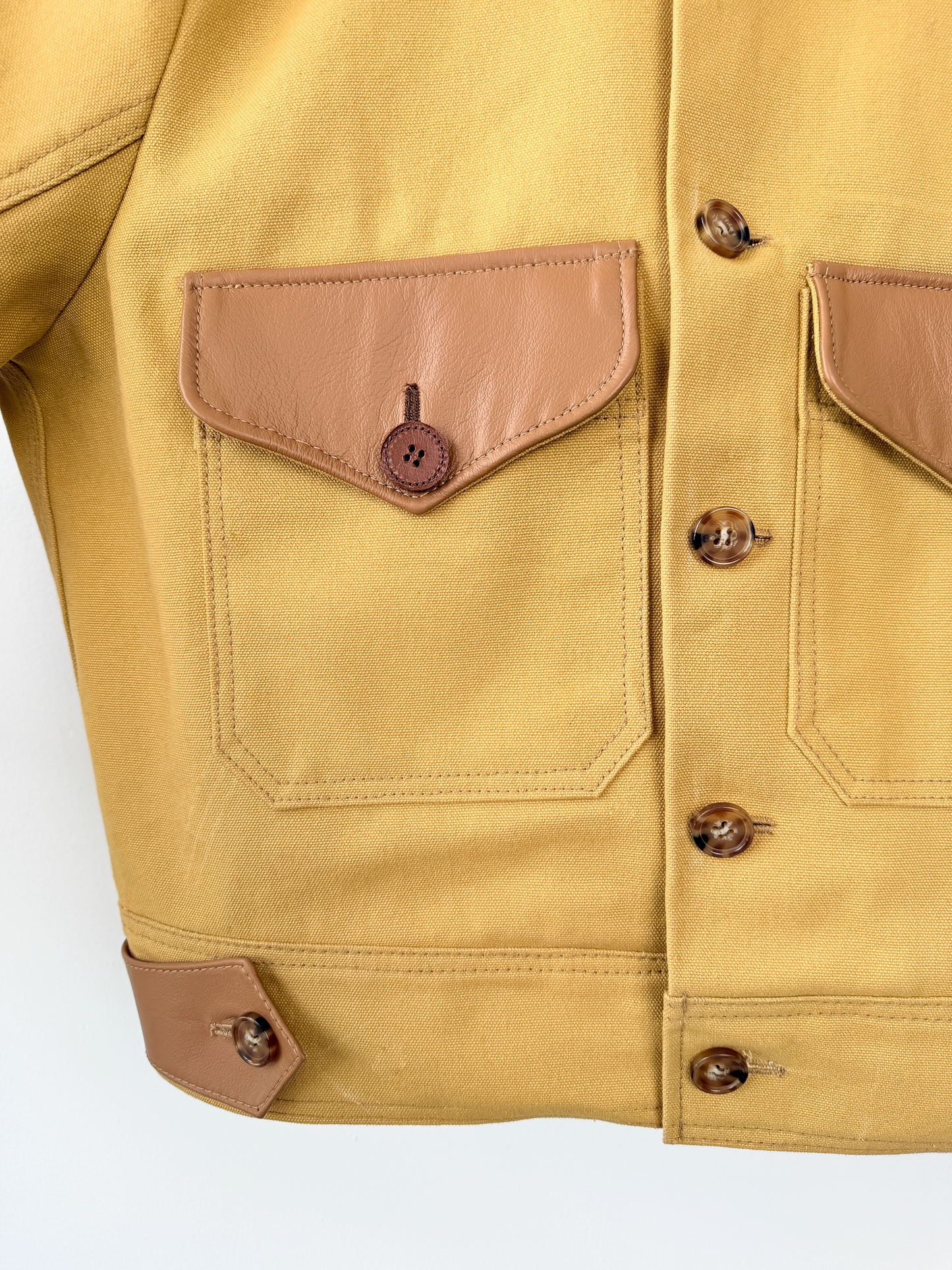 Tan Button Up Jacket- M