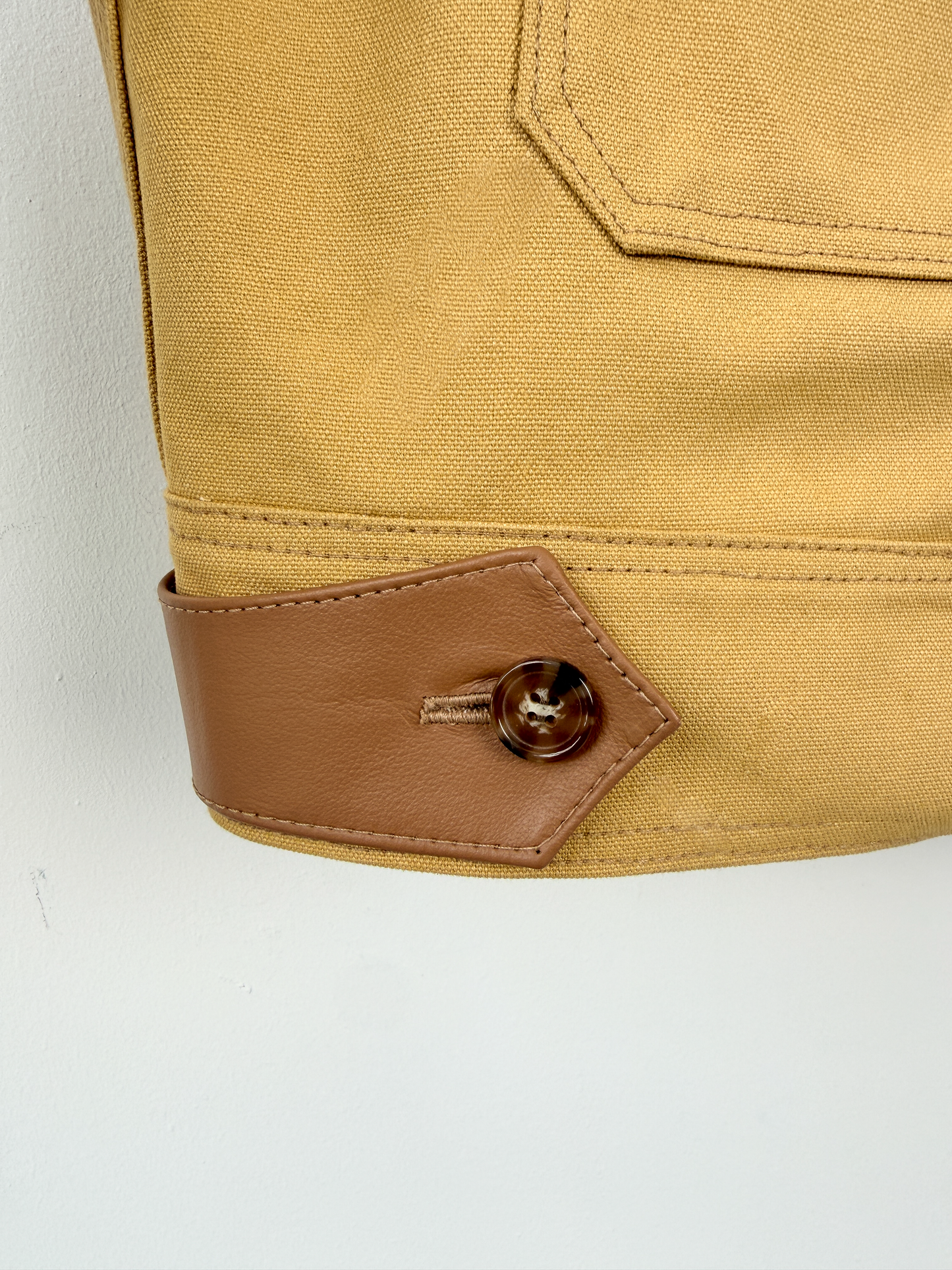 Tan Button Up Jacket- M