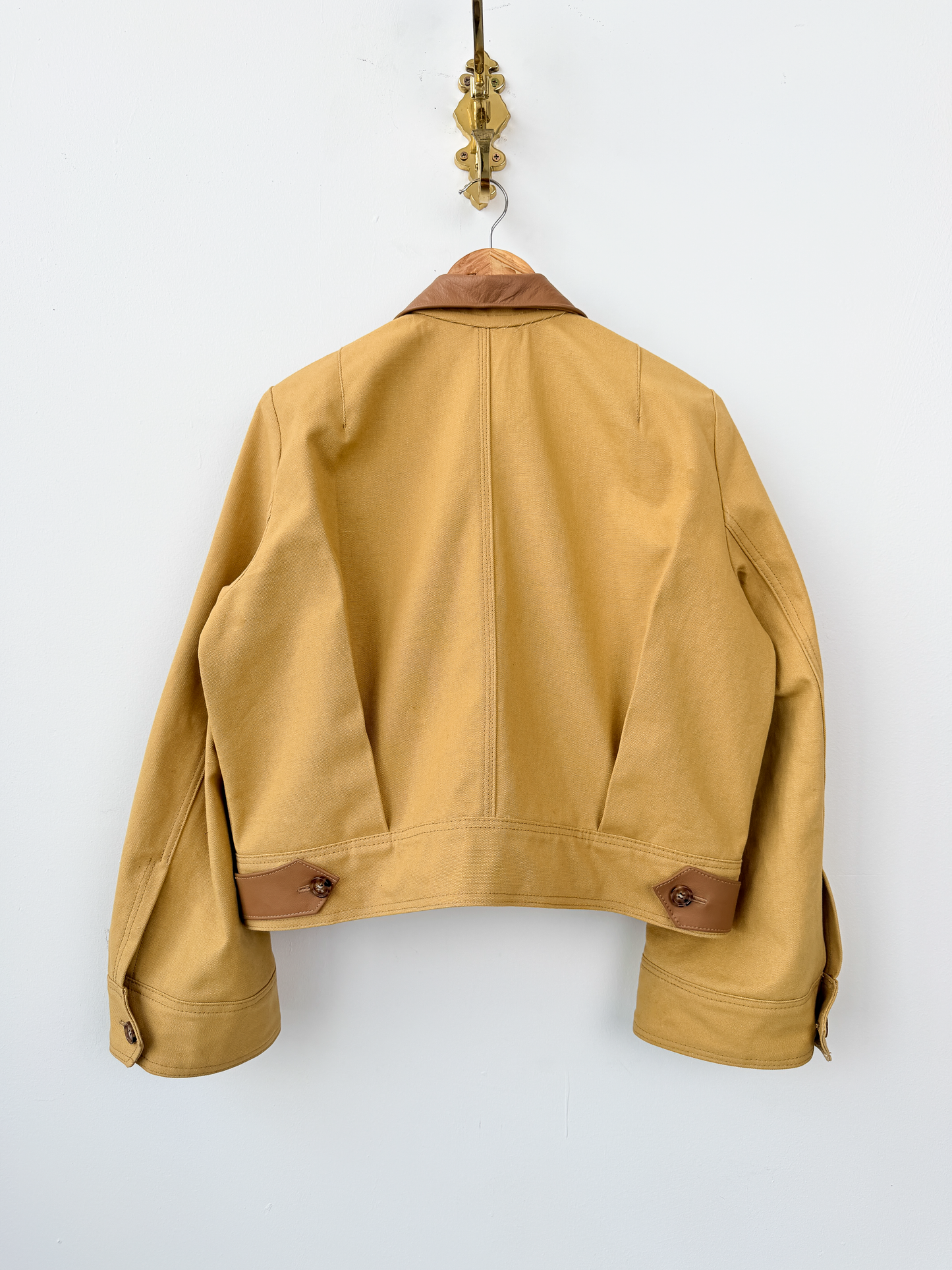 Tan Button Up Jacket- M