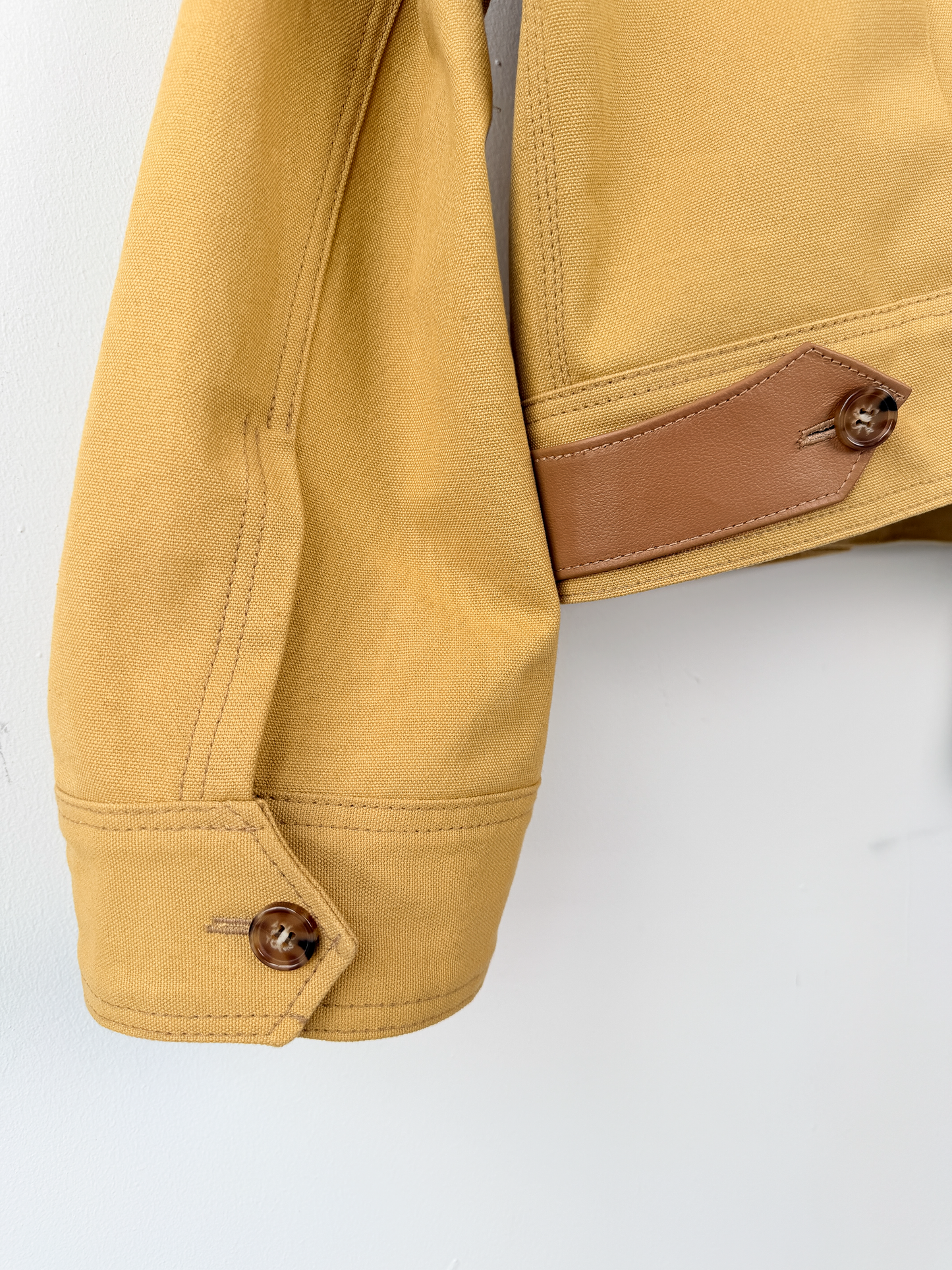 Tan Button Up Jacket- M