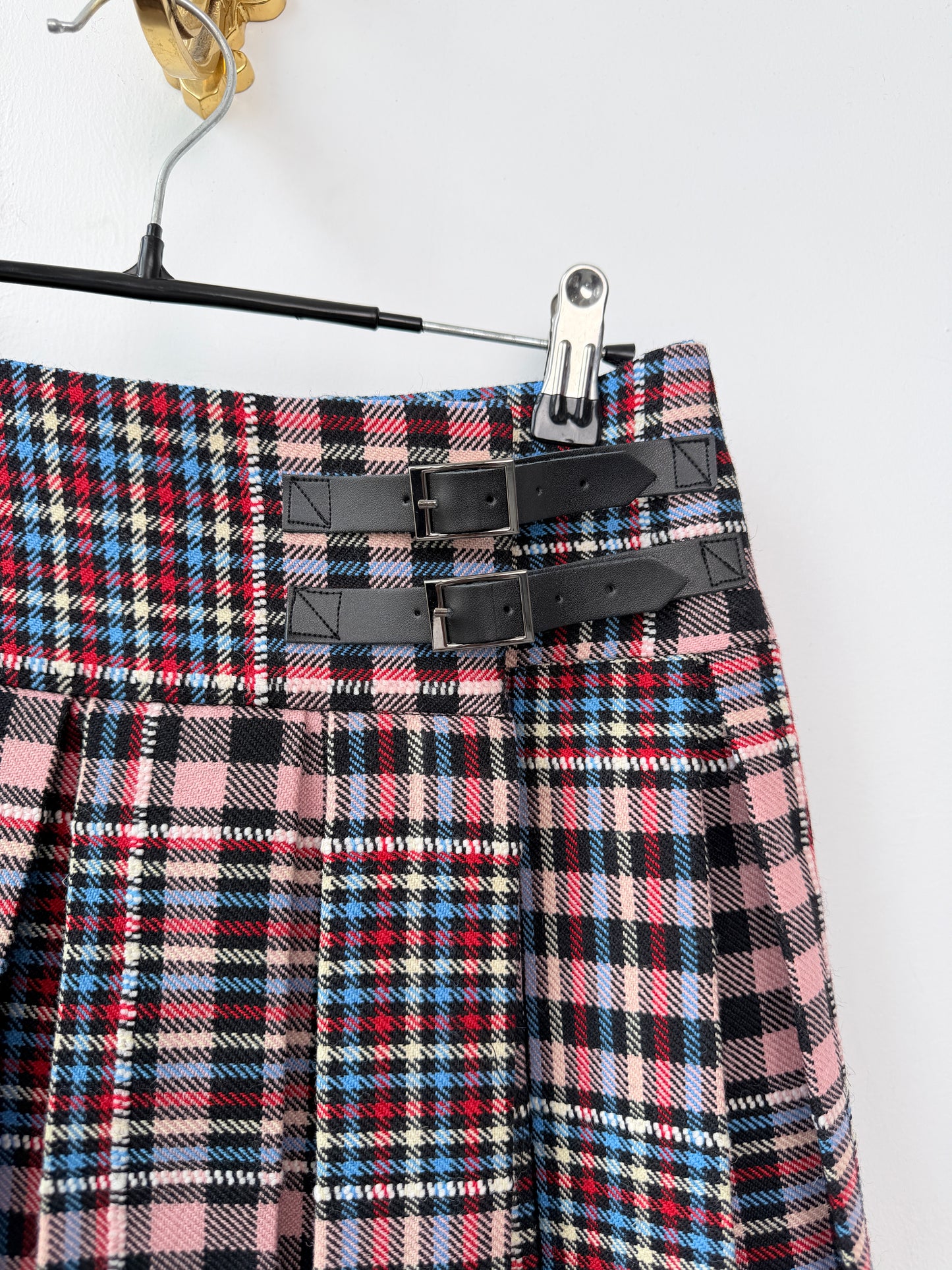 Plaid Skirt - Pink