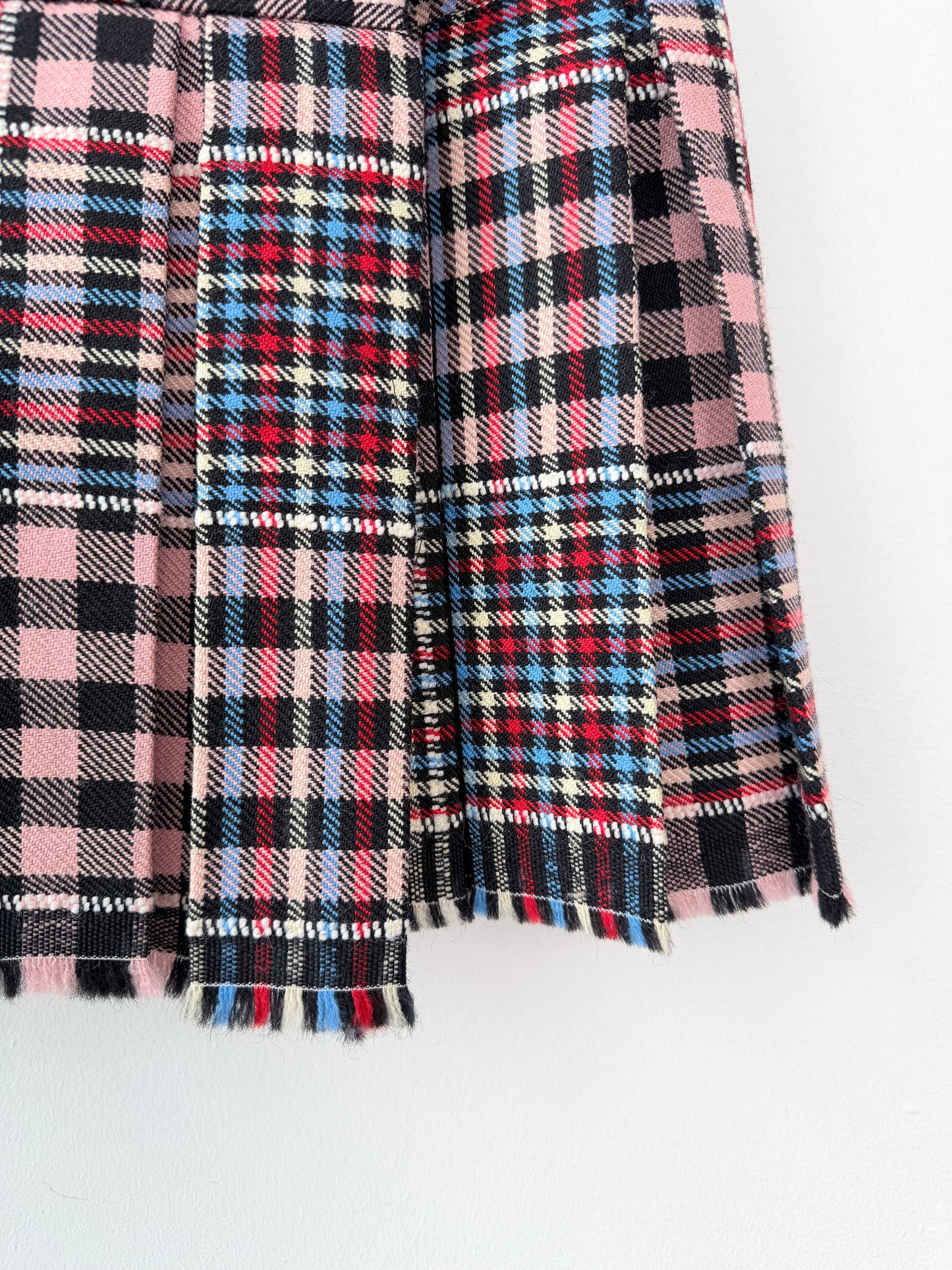 Plaid Skirt - Pink
