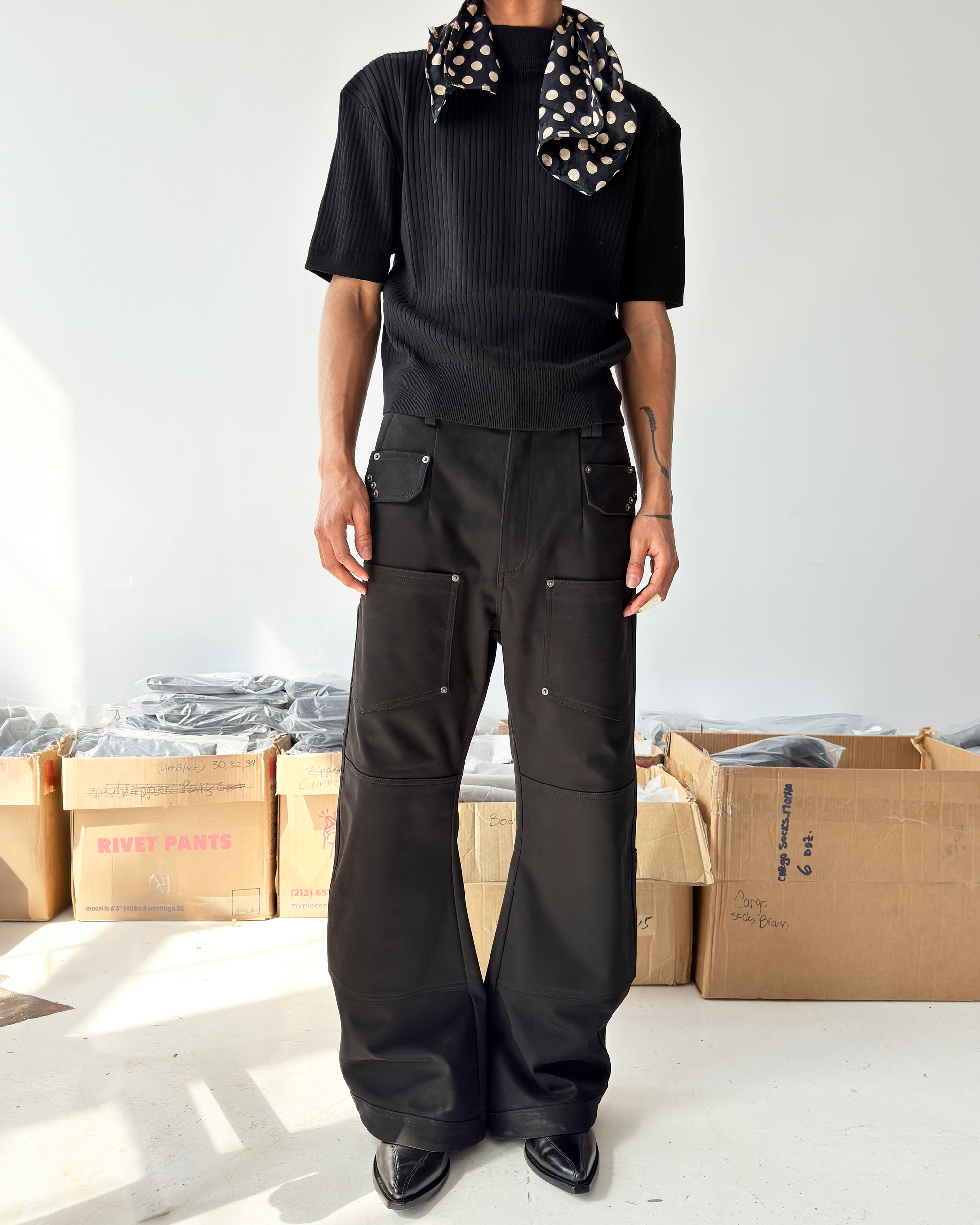 RIVET PANTS - BLACK – kodyphillips.com