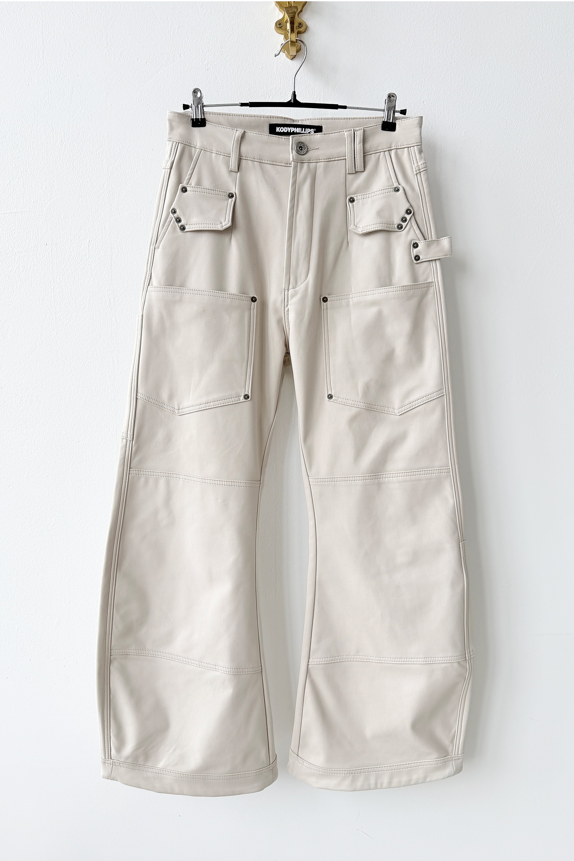 RIVET PANTS - IVORY