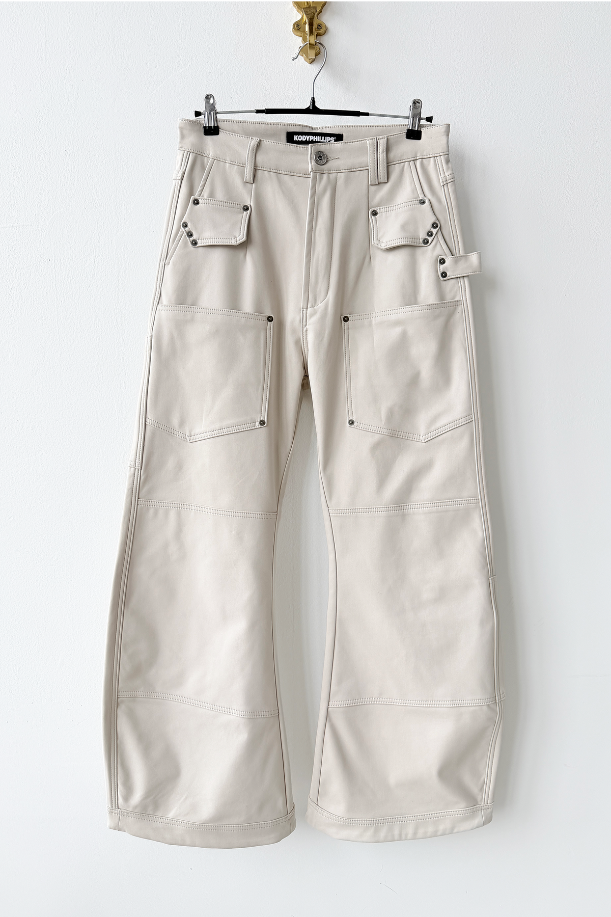 RIVET PANTS - IVORY