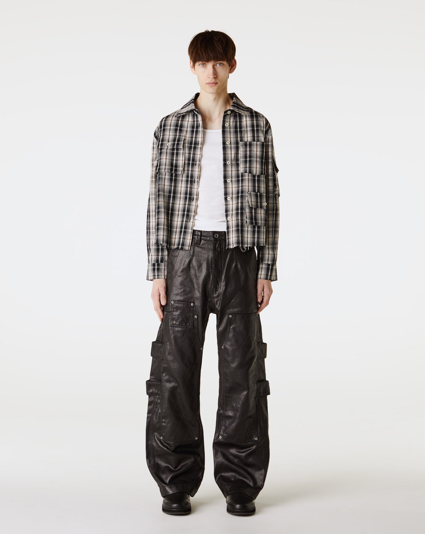 Cargo Shirt- BLACK FLANNEL