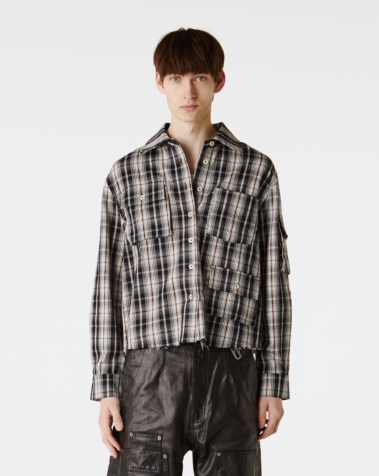 Cargo Shirt- BLACK FLANNEL