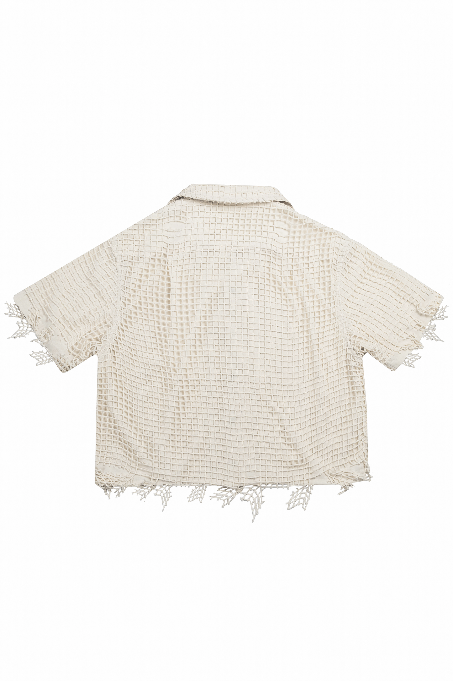 Netted Shirt- IVORY