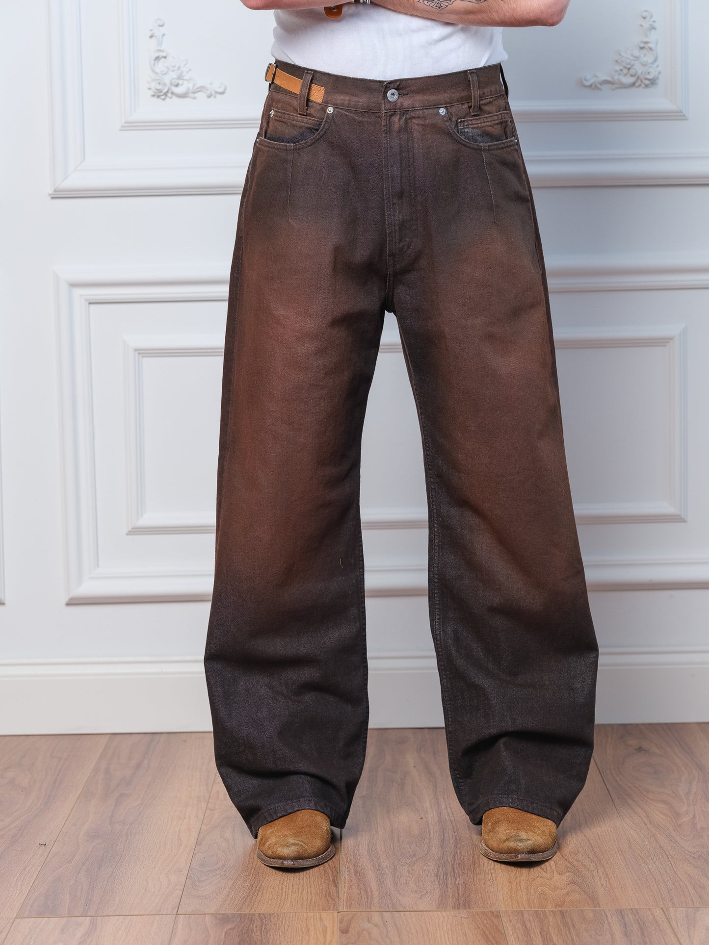Straight Selvedge Jeans - Espresso Waxed