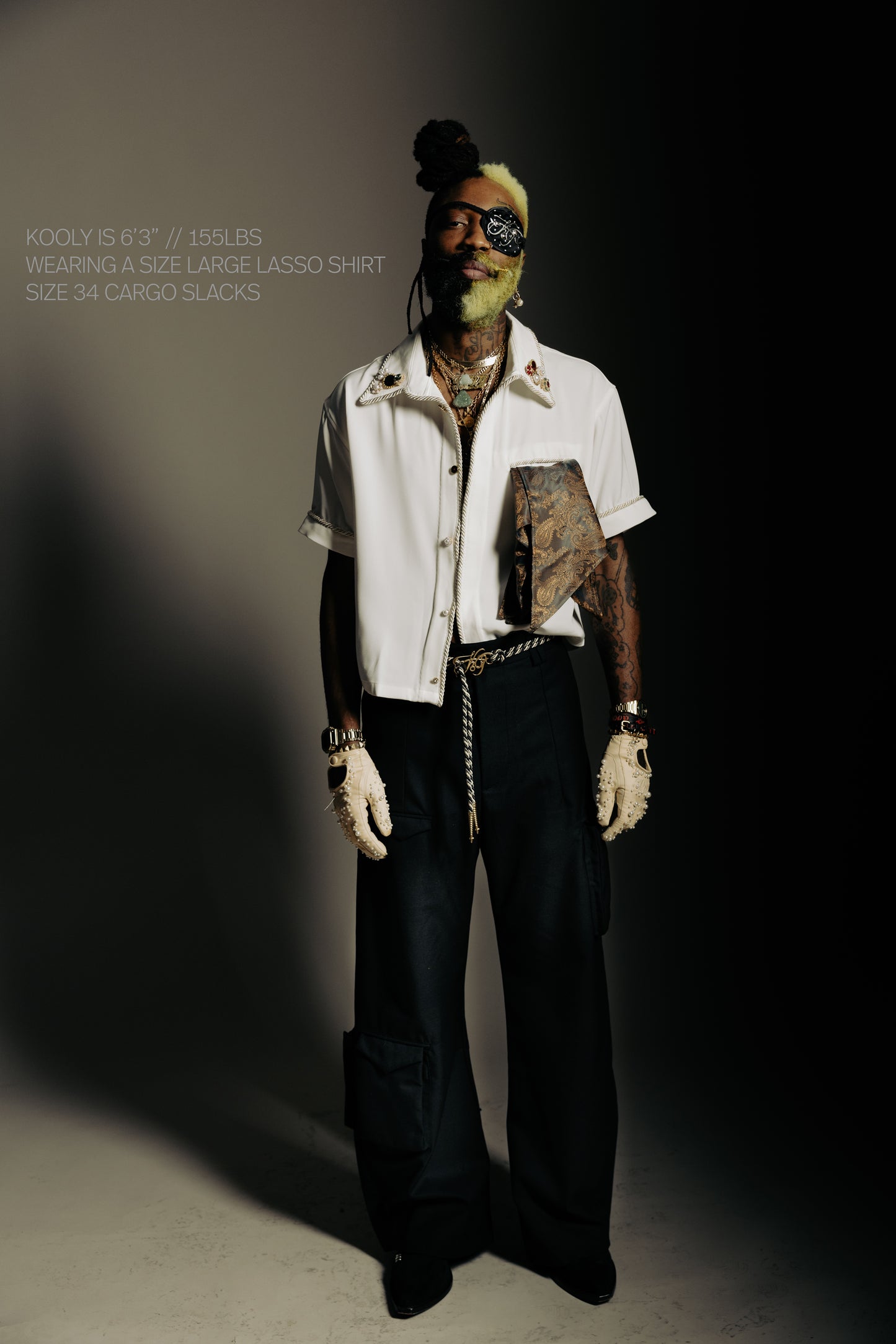 Embellished Lasso Shirt 2.0- IVORY