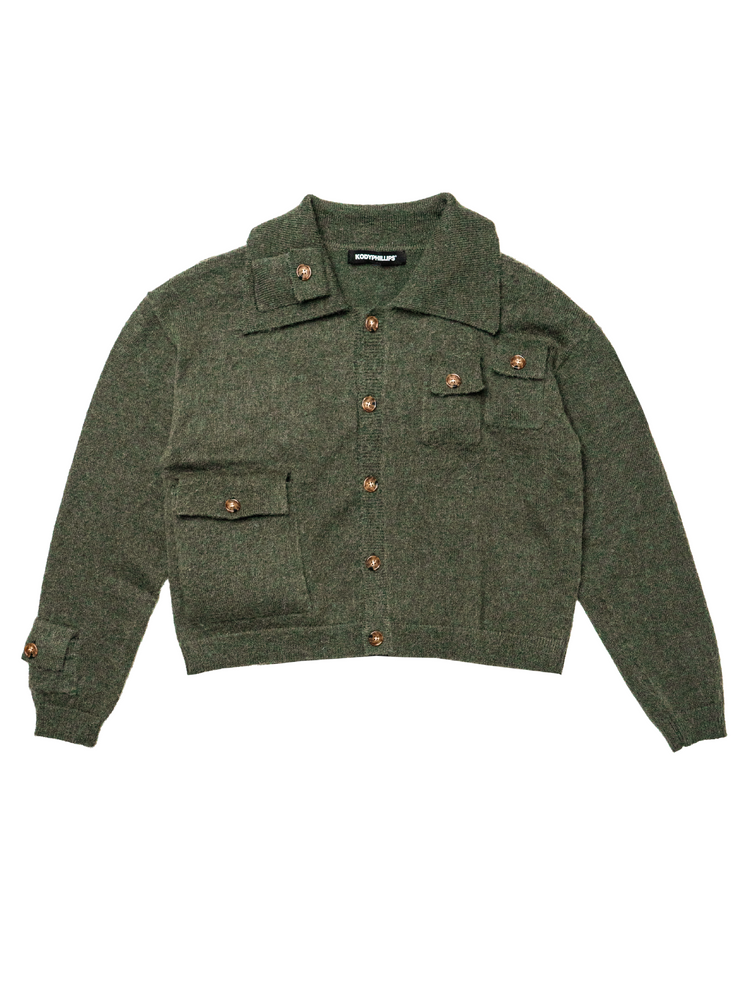 Mohair Cardigan GREEN