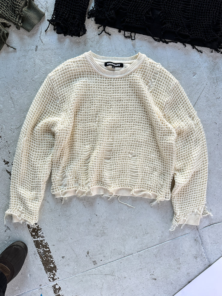 Netted Sweater CREAM