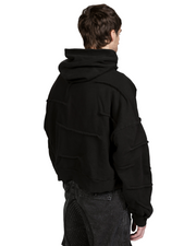 Wrinkle Hoodie-Black