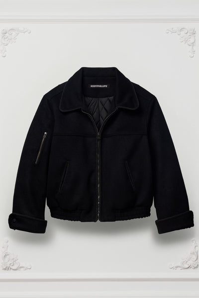 Wool Lasso Jacket- BLACK – kodyphillips.com