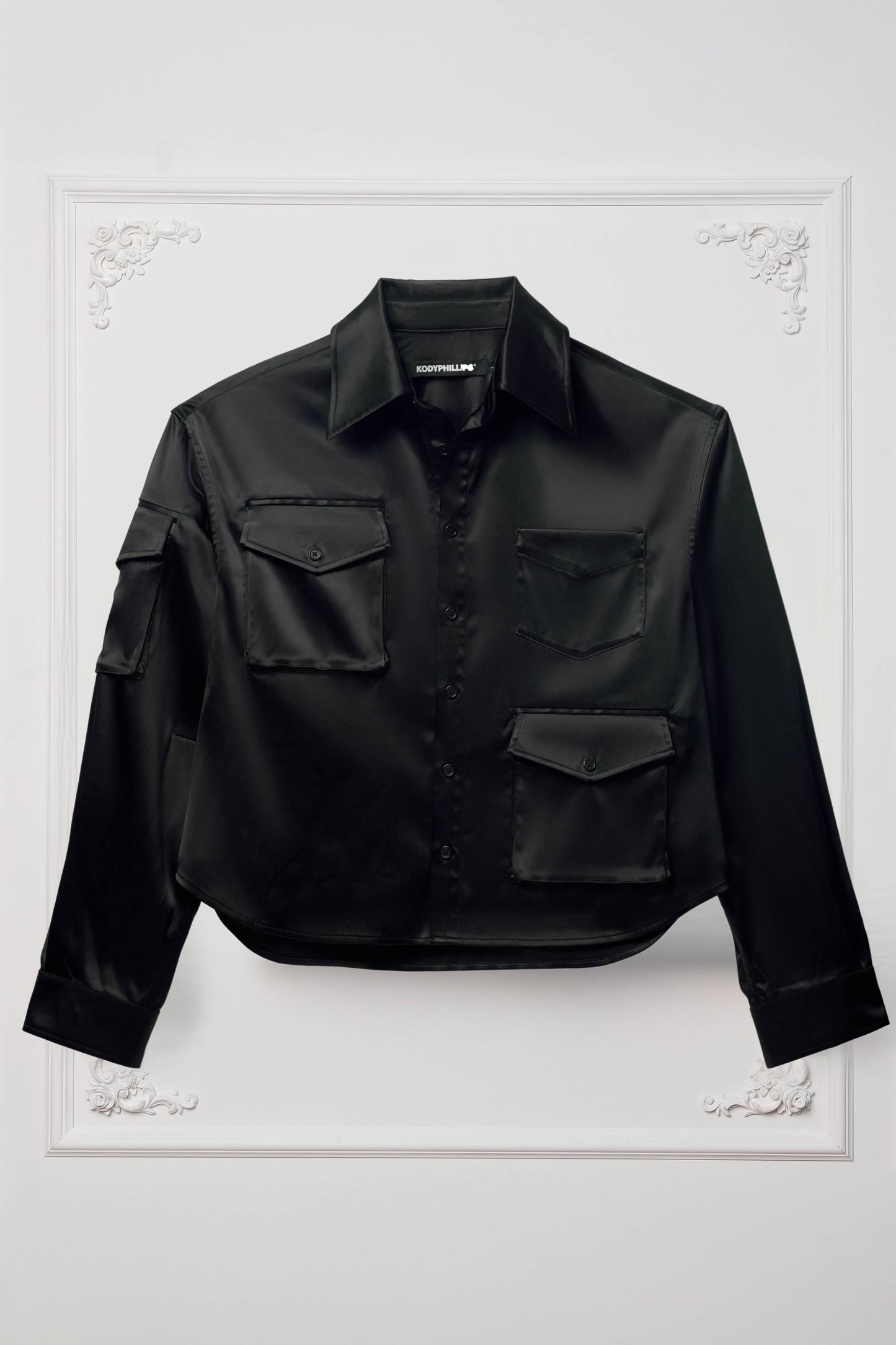 Cargo Shirt- Satin