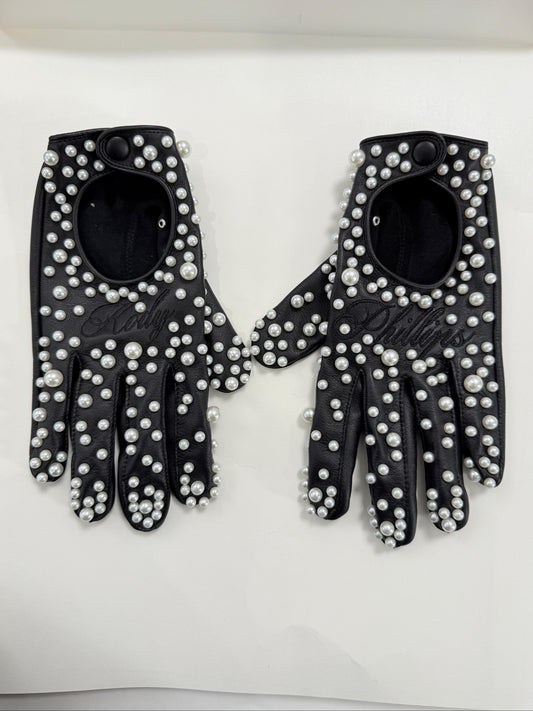 Pearl Gloves - Black