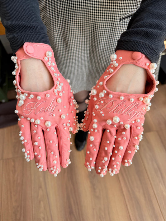 Pearl Gloves - Rose