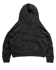 Wrinkle Hoodie-Black