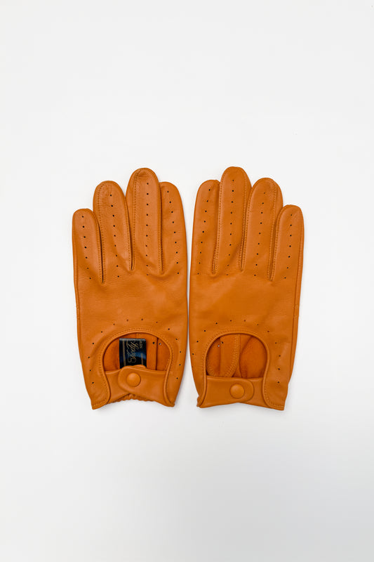 Driving Gloves- Tangerine