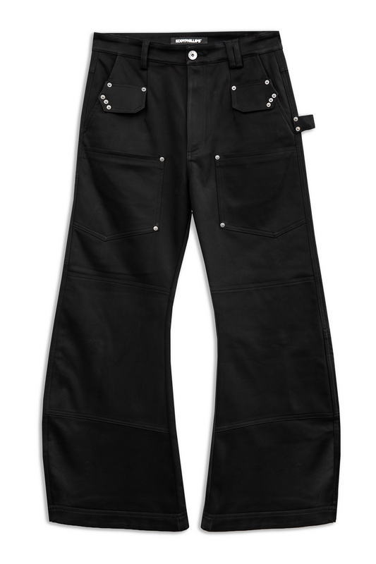 RIVET PANTS - BLACK