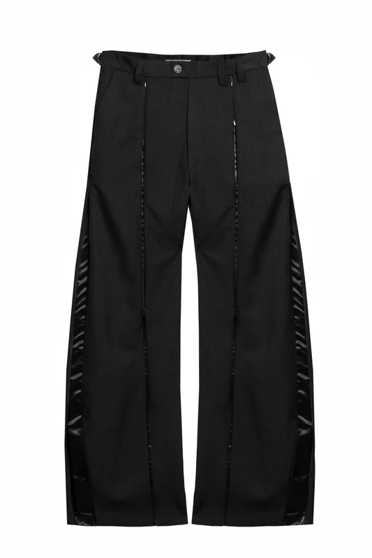 Zipper Pants- Black