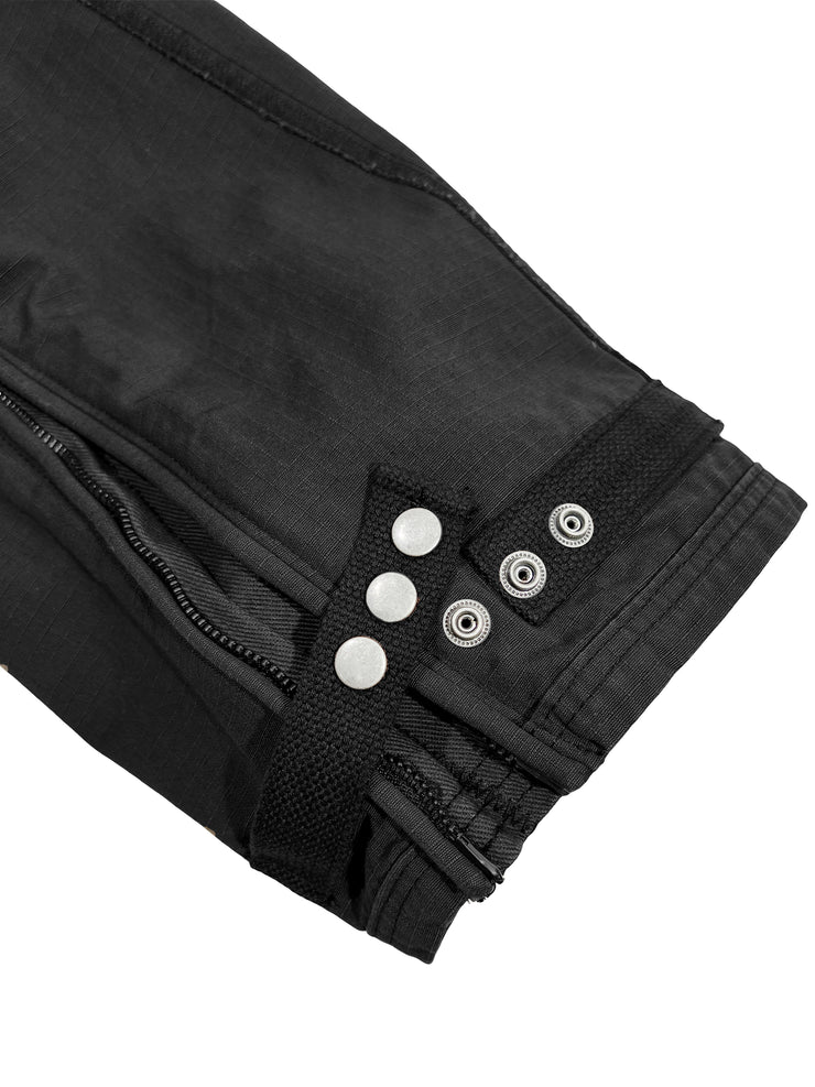 Zipper Pants-Black