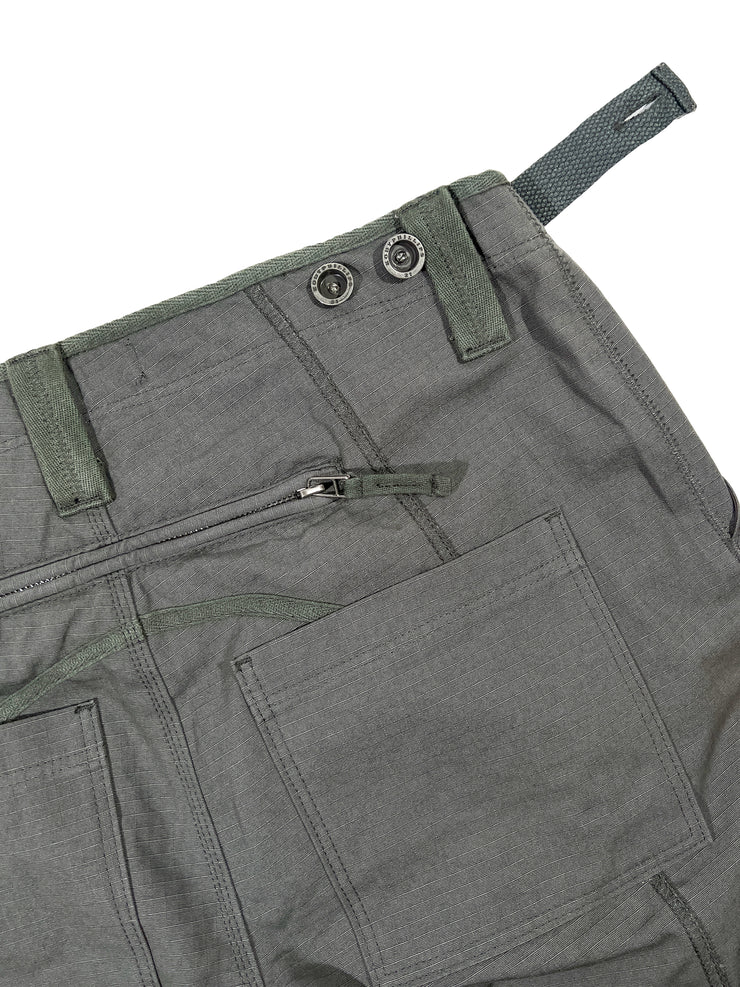 Zipper Pants-Charcoal