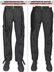 Zipper Pants-Black