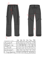 Zipper Pants-Black